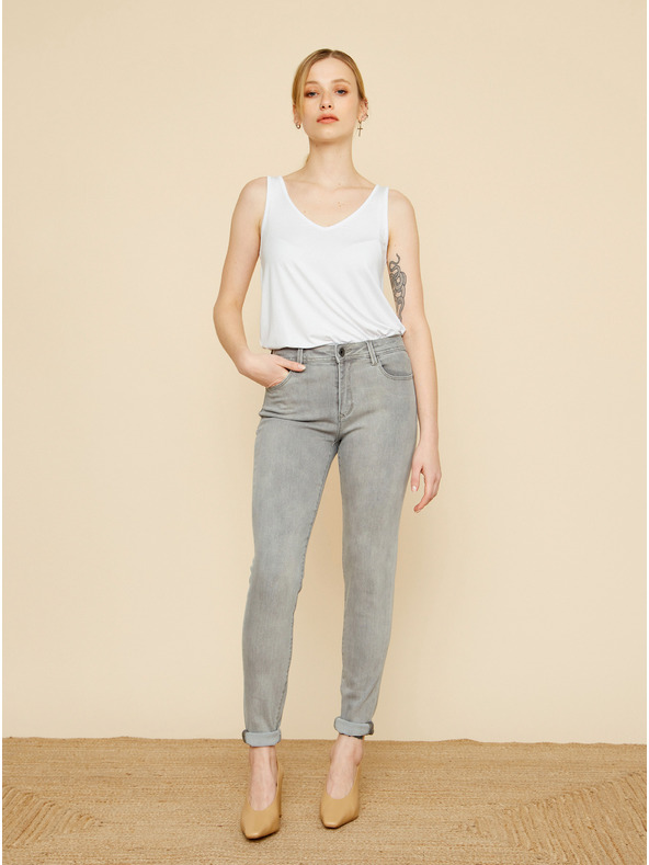 ZOOT.lab Šedé skinny fit džíny ZOOT.lab Pippa