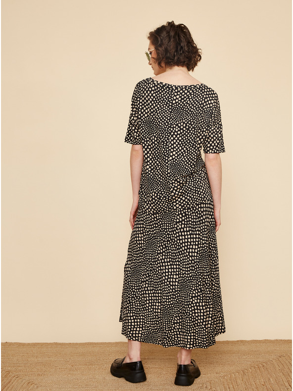 ZOOT.lab Béžovo-černé dámské vzorované tričko ZOOT.lab Normandie