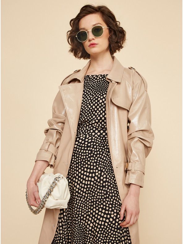 ZOOT.lab Béžovo-černé dámské vzorované tričko ZOOT.lab Normandie