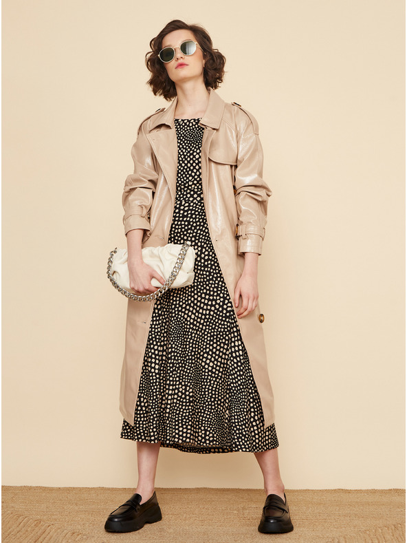 ZOOT.lab Béžovo-černé dámské vzorované tričko ZOOT.lab Normandie