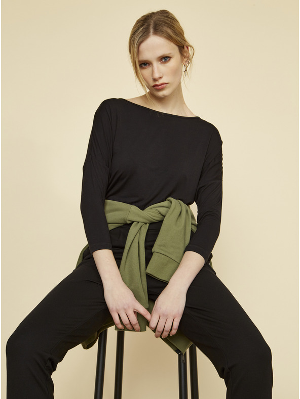 ZOOT.lab Černé dámské kalhoty s proužkem ZOOT Baseline Xenia