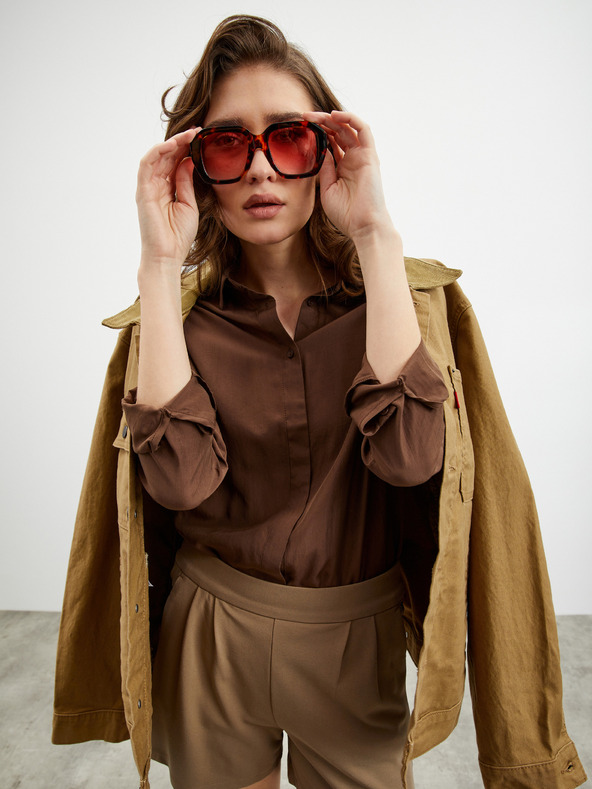 ZOOT.lab Hnědé dámské kraťasy ZOOT.lab Erin