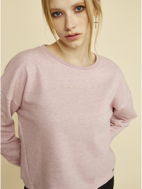 ZOOT.lab Světle růžová dámská mikina ZOOT.lab Carrie