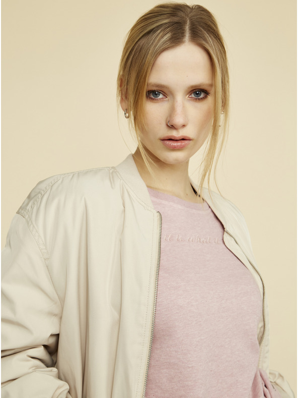 ZOOT.lab Světle růžová dámská mikina ZOOT.lab Carrie