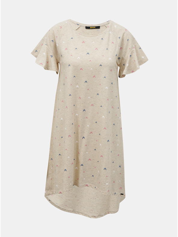 ZOOT.lab Béžové vzorované šaty ZOOT.lab Mahulena