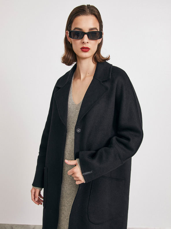 ZOOT.lab Šedé svetrové šaty s příměsí vlny METROOPOLIS by ZOOT.lab Ofilia