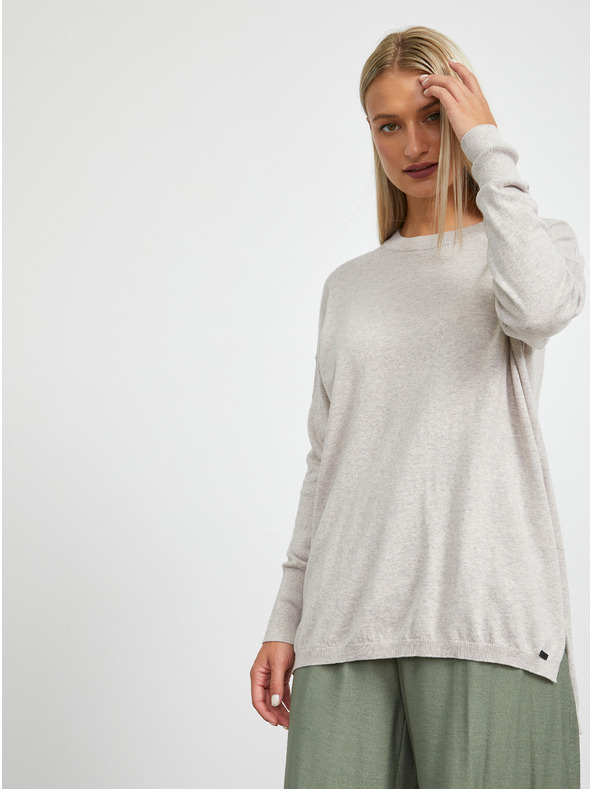 ZOOT.lab Světle šedý dámský svetr METROOPOLIS by ZOOT.lab Darena