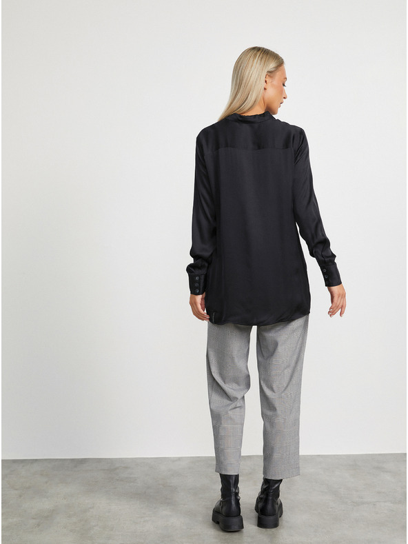 ZOOT.lab Černá dámská dlouhá košile METROOPOLIS by ZOOT.lab Angela
