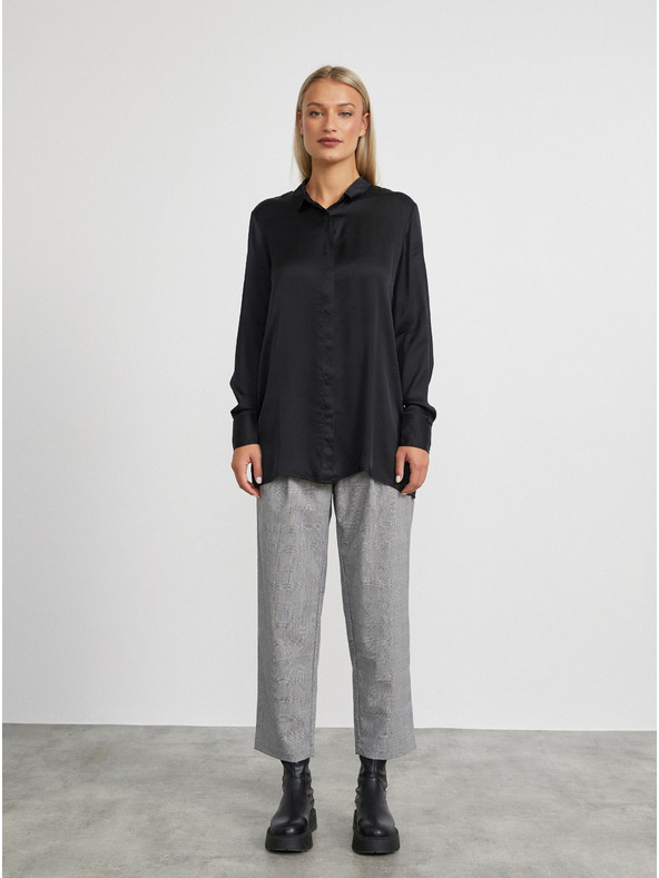 ZOOT.lab Černá dámská dlouhá košile METROOPOLIS by ZOOT.lab Angela