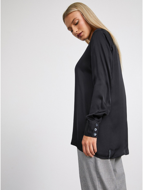 ZOOT.lab Černá dámská dlouhá košile METROOPOLIS by ZOOT.lab Angela