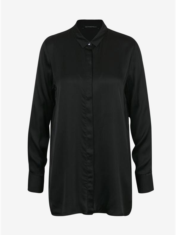 ZOOT.lab Černá dámská dlouhá košile METROOPOLIS by ZOOT.lab Angela