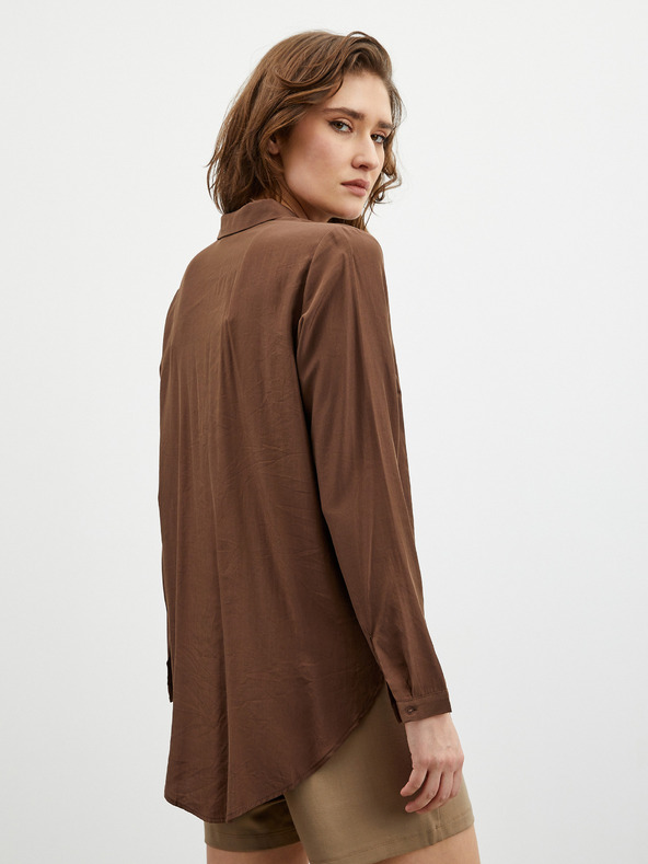 ZOOT.lab Hnědá dámská halenka ZOOT.lab Patti
