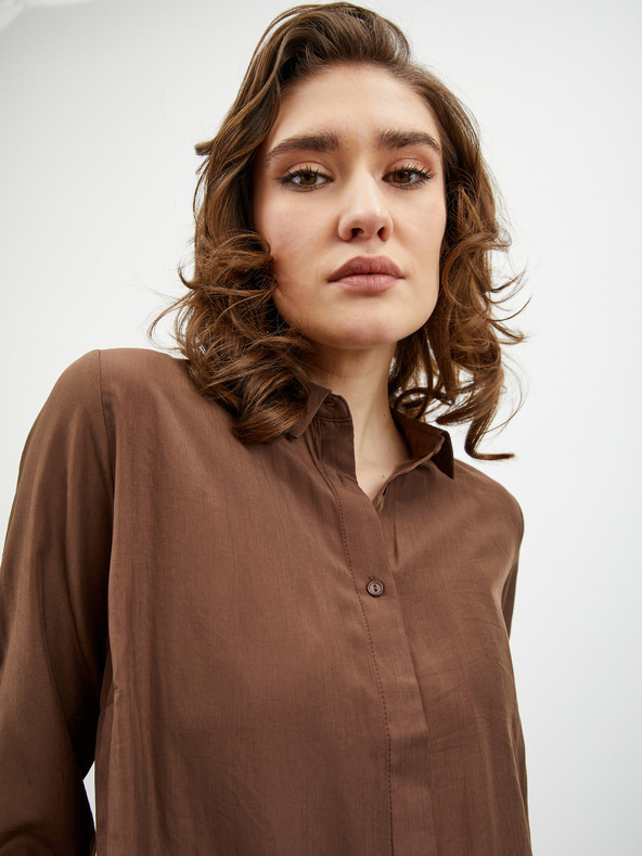 ZOOT.lab Hnědá dámská halenka ZOOT.lab Patti