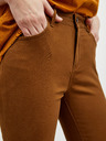 ZOOT.lab Hnědé dámské slim fit kalhoty ZOOT.lab Anna 2