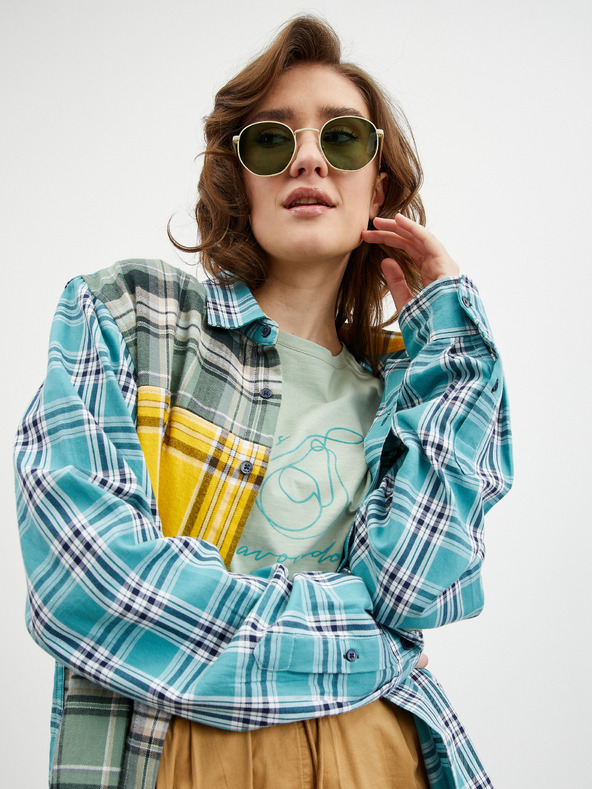 ZOOT.lab Světle zelené dámské tričko s potiskem ZOOT.lab Elvira