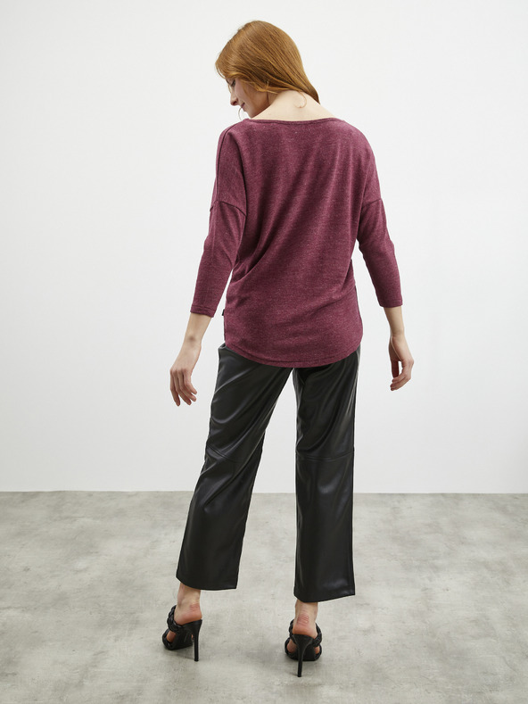 ZOOT.lab Vínové dámské úpletové tričko ZOOT.lab Aria