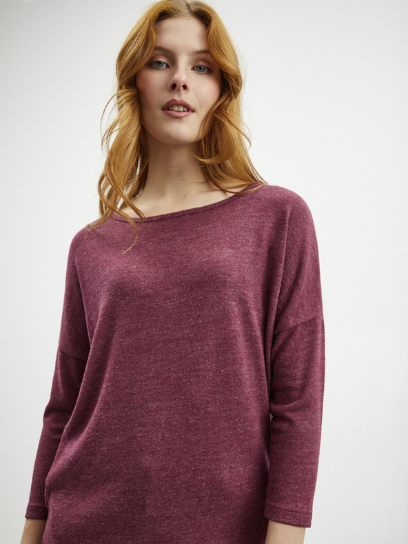 ZOOT.lab Vínové dámské úpletové tričko ZOOT.lab Aria