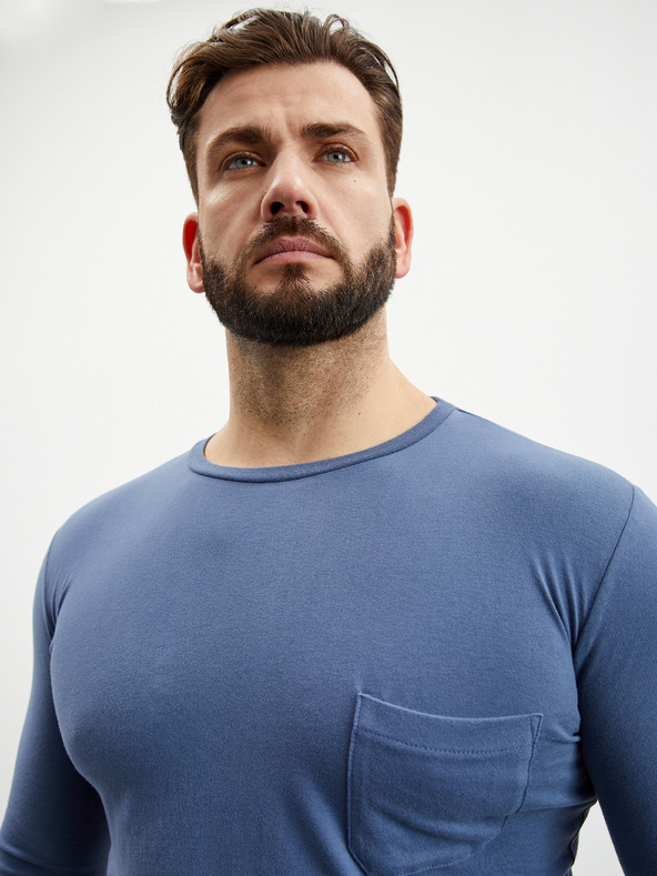 ZOOT.lab Modré tričko s dlouhým rukávem ZOOT.lab