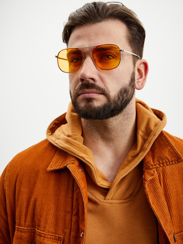 ZOOT.lab Hnědá pánská basic mikina s kapucí ZOOT.lab Leoš