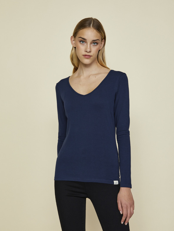 ZOOT.lab Tmavě modré dámské basic tričko ZOOT.lab Tamara 2