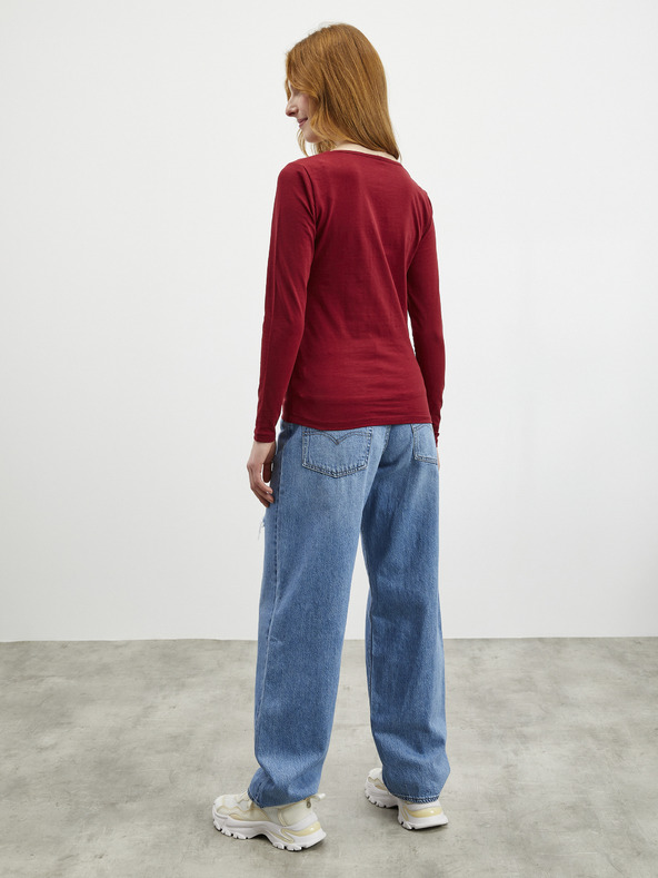 ZOOT.lab Vínové dámské basic tričko ZOOT.lab Mira