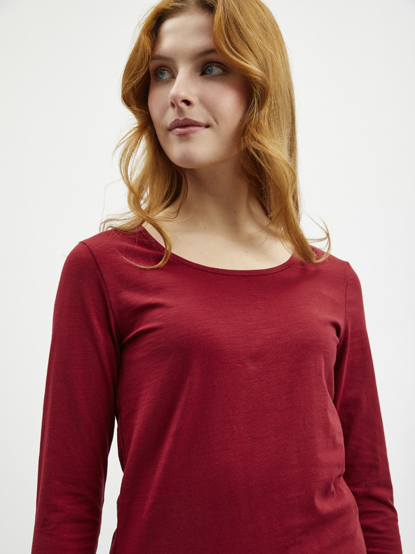 ZOOT.lab Vínové dámské basic tričko ZOOT.lab Mira