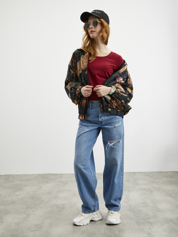 ZOOT.lab Vínové dámské basic tričko ZOOT.lab Mira