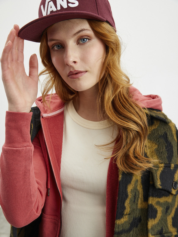 ZOOT.lab Korálová dámská mikina na zip s kapucí ZOOT.lab Laura