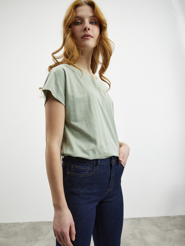 ZOOT.lab Tmavě modré dámské straight fit džíny ZOOT.lab Pola