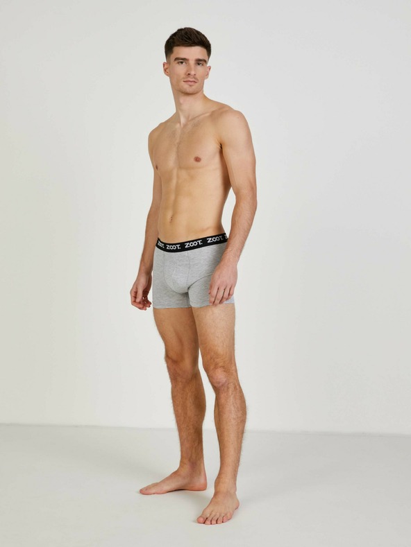 ZOOT.lab Sada tří pánských boxerek v červené, modré a šedé barvě ZOOT.lab