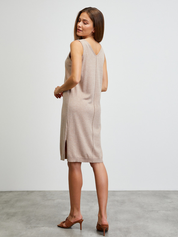 ZOOT.lab Béžové pletené šaty METROOPOLIS by ZOOT.lab Berneta