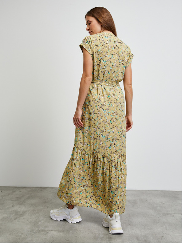 ZOOT.lab Žluté květované košilové šaty ZOOT.lab Lake