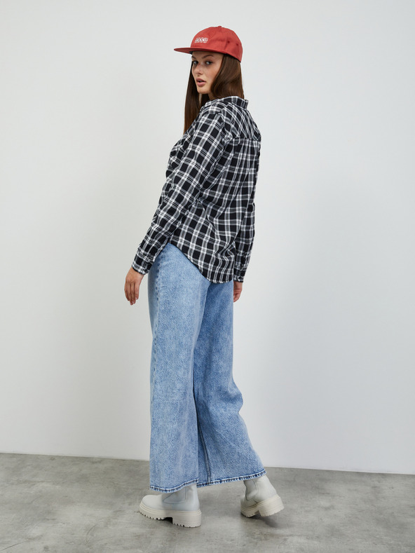 ZOOT.lab Bílo-černá dámská kostkovaná košile ZOOT.lab Doris