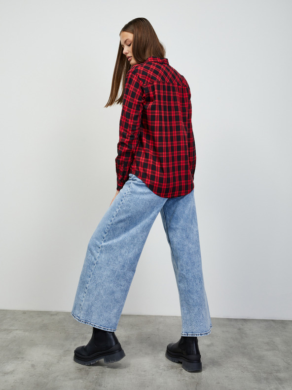 ZOOT.lab Červená dámská kostkovaná košile ZOOT.lab Doris