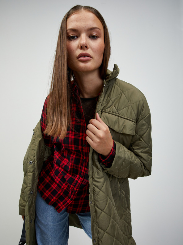 ZOOT.lab Červená dámská kostkovaná košile ZOOT.lab Doris