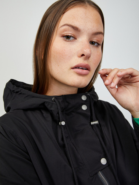 ZOOT.lab Černá dámská parka s kapucí ZOOT.lab Daria