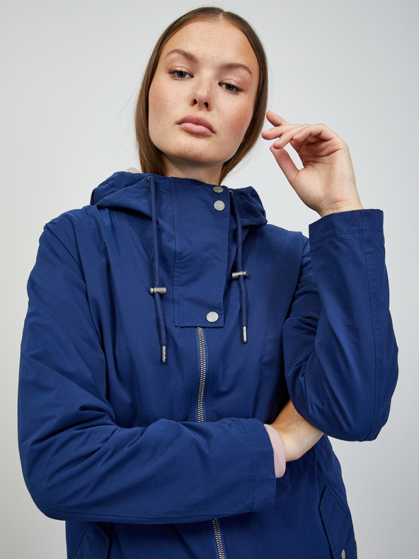 ZOOT.lab Tmavě modrá dámská parka s kapucí ZOOT.lab Daria