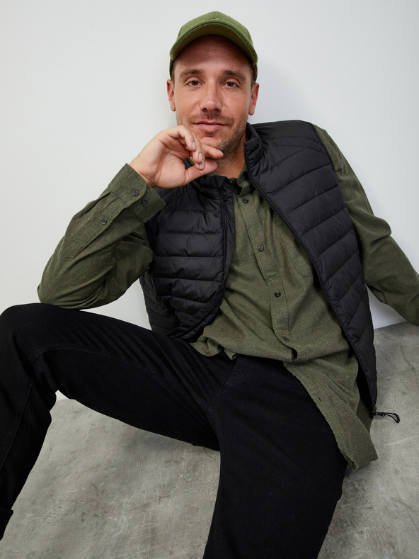 ZOOT.lab Černá pánská prošívaná vesta ZOOT.lab Jose