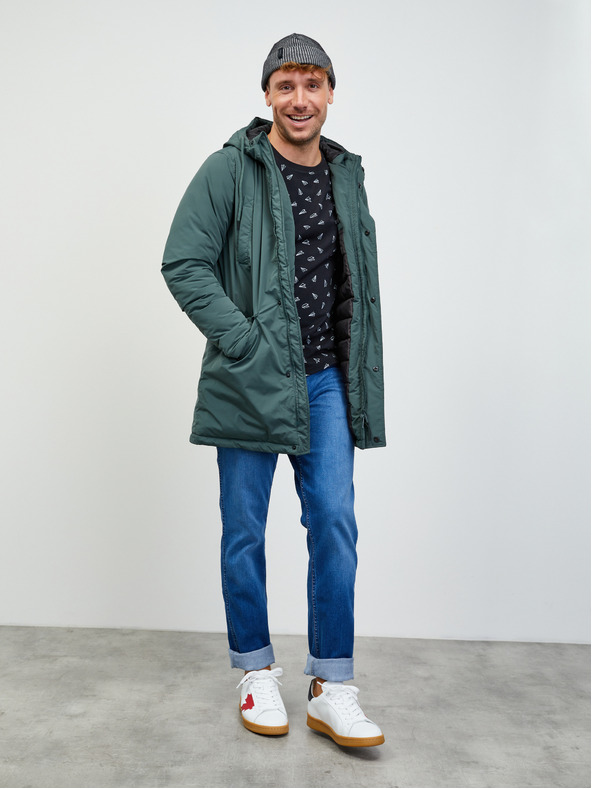 ZOOT.lab Zelená pánská parka s kapucí ZOOT.lab Charls