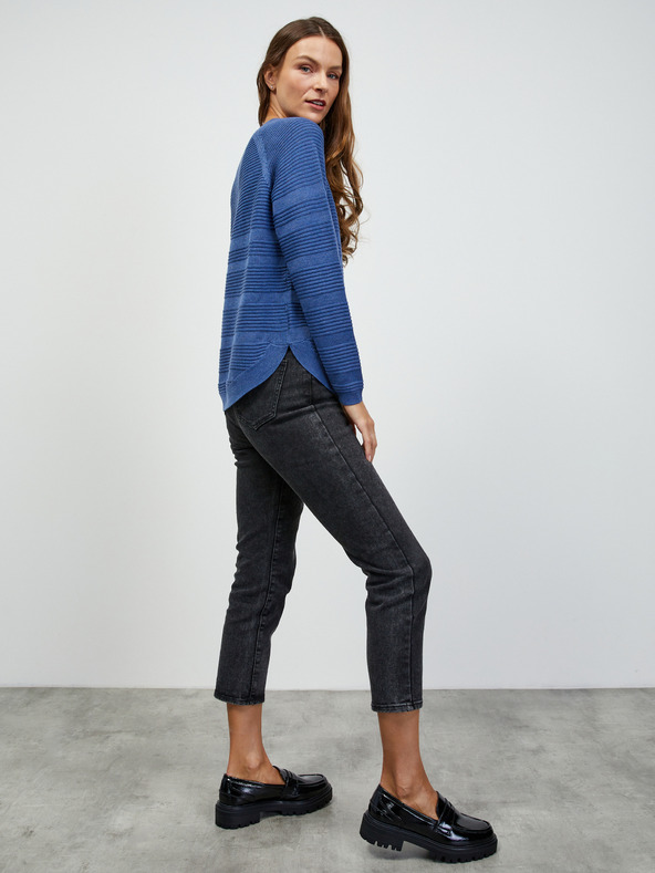 ZOOT.lab Modrý dámský žebrovaný svetr ZOOT.lab Heddie