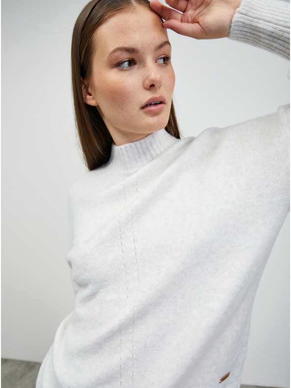 ZOOT.lab Světle šedý dámský svetr ZOOT.lab Elisabet