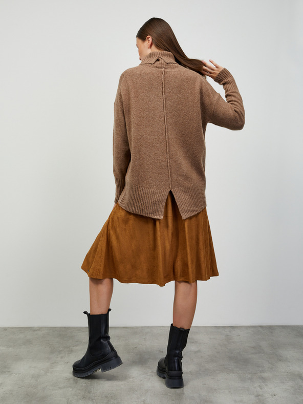 ZOOT.lab Hnědý dámský oversize rolák ZOOT.lab Nairobi