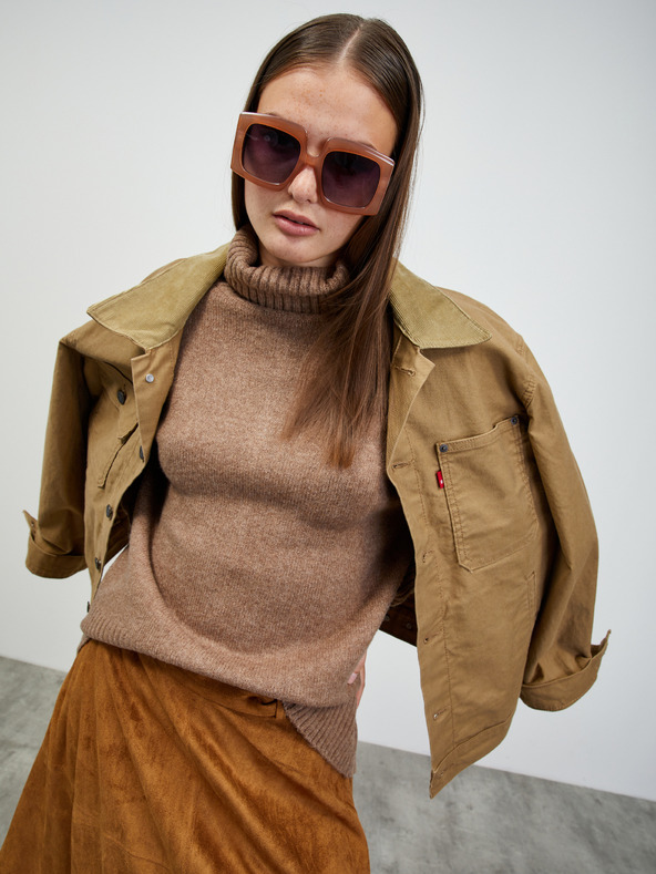 ZOOT.lab Hnědý dámský oversize rolák ZOOT.lab Nairobi