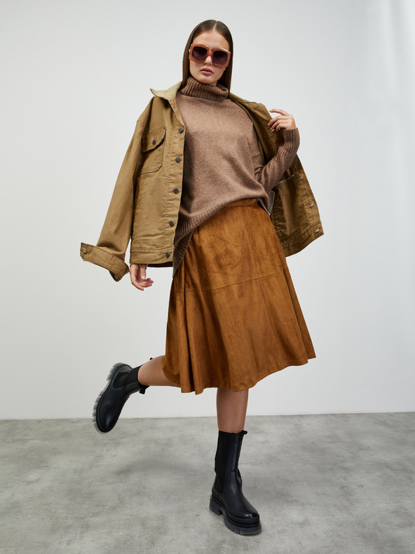 ZOOT.lab Hnědý dámský oversize rolák ZOOT.lab Nairobi