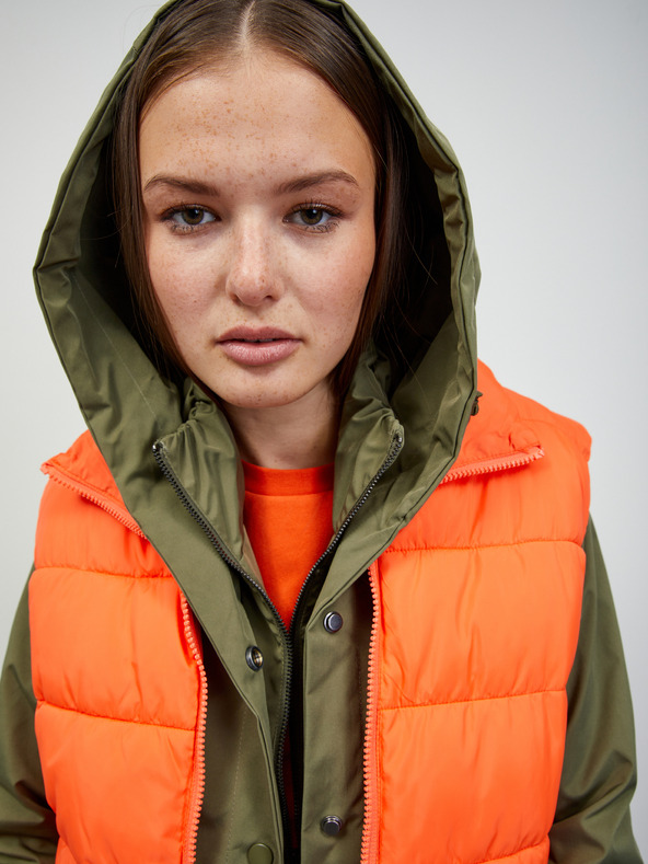 ZOOT.lab Khaki dámská dlouhá parka s kapucí ZOOT.lab Sadie