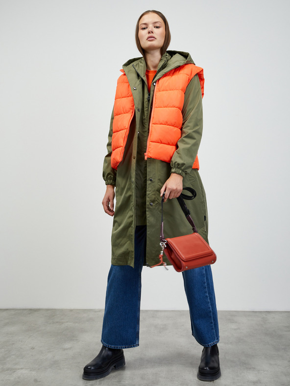 ZOOT.lab Khaki dámská dlouhá parka s kapucí ZOOT.lab Sadie