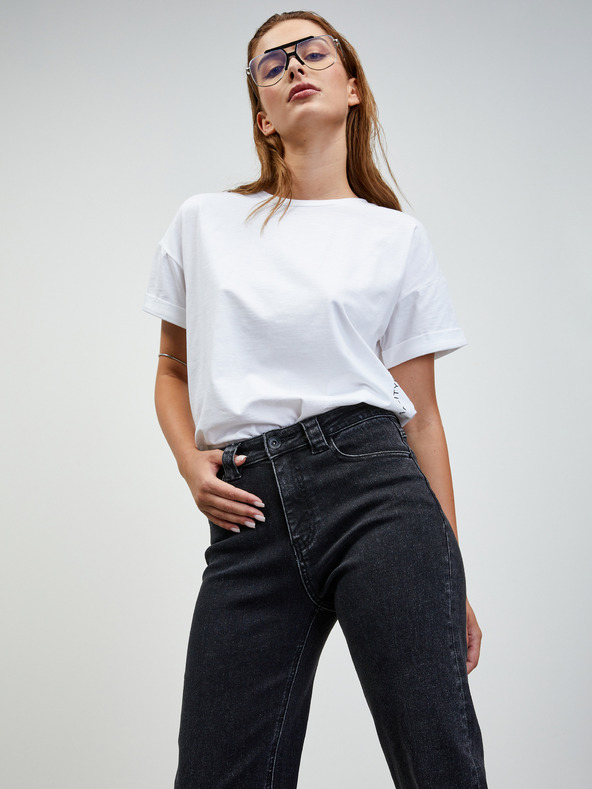 ZOOT.lab Černé dámské straight fit džíny ZOOT.lab Quinn