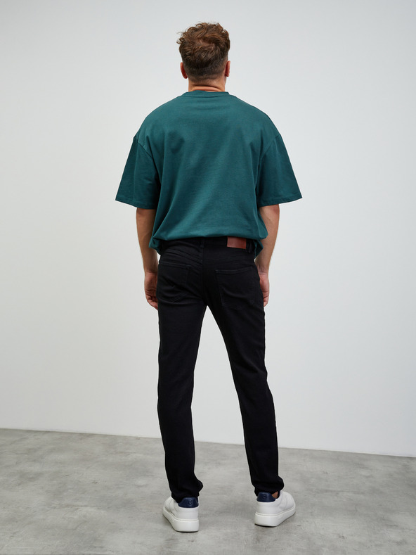 ZOOT.lab Černé pánské straight fit džíny ZOOT.lab Mario