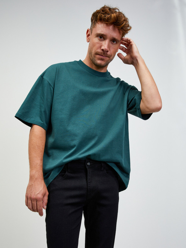 ZOOT.lab Černé pánské straight fit džíny ZOOT.lab Mario