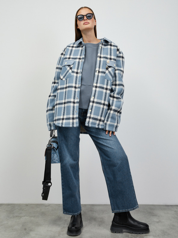 ZOOT.lab Modrá dámská mikina se zipem na zádech ZOOT.lab Salwa